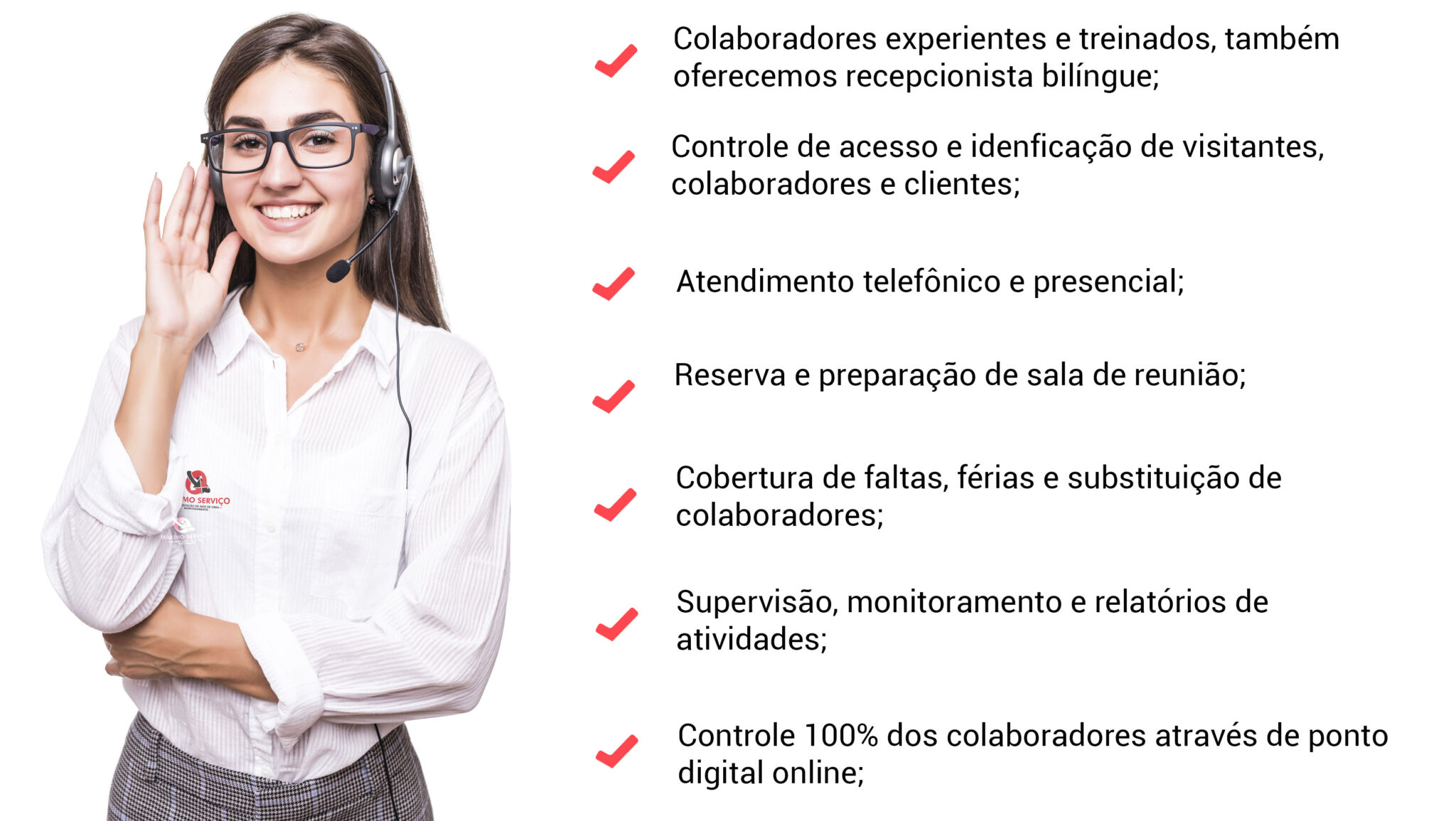Recepcionista – Maximo Servico